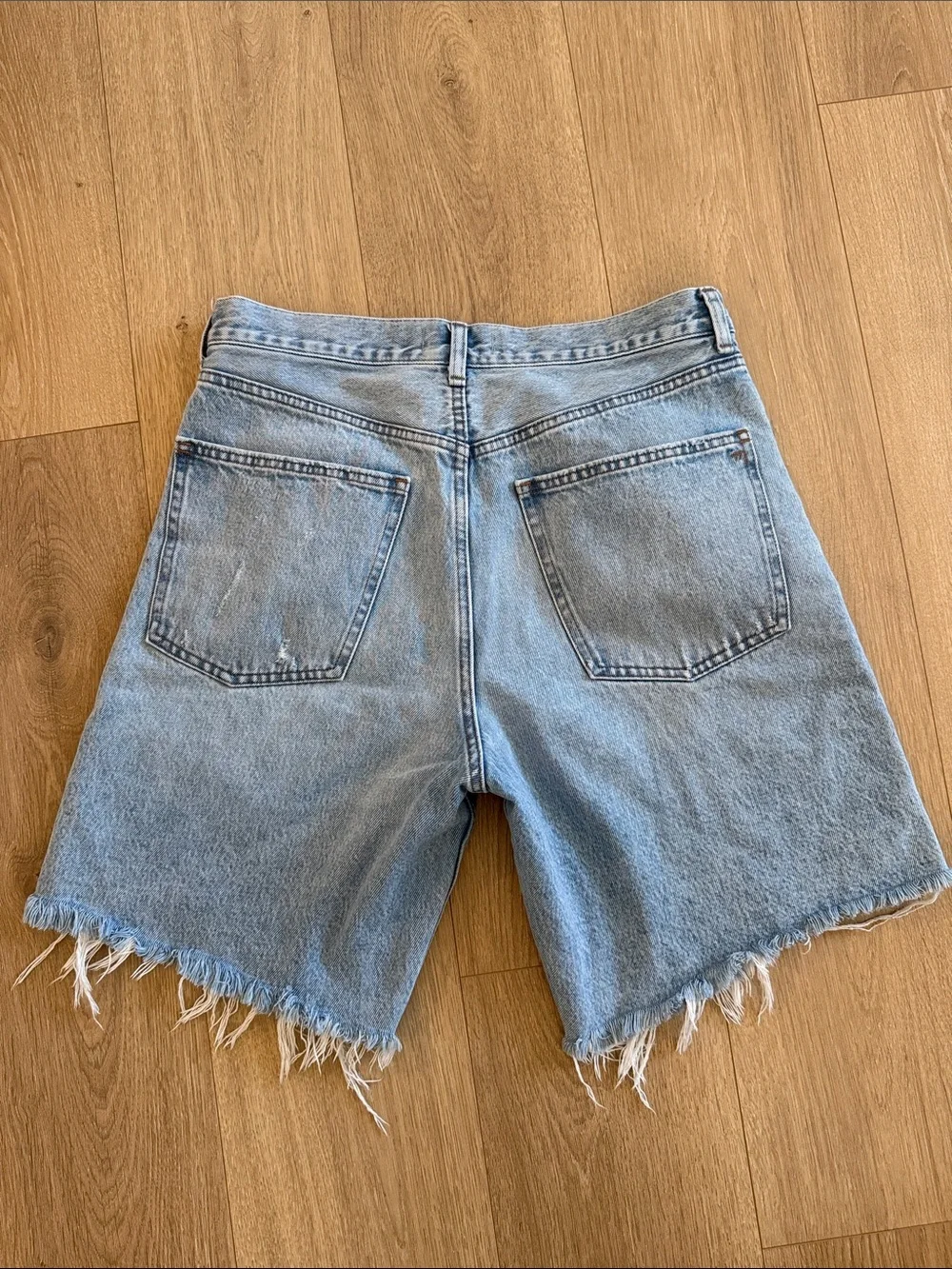 Madewell the Essex Long Baggy Short in Londe wash sz.